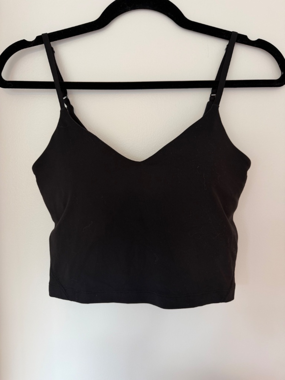 Lululemon Align Cropped Cami Tank Top (Size 6, Black)